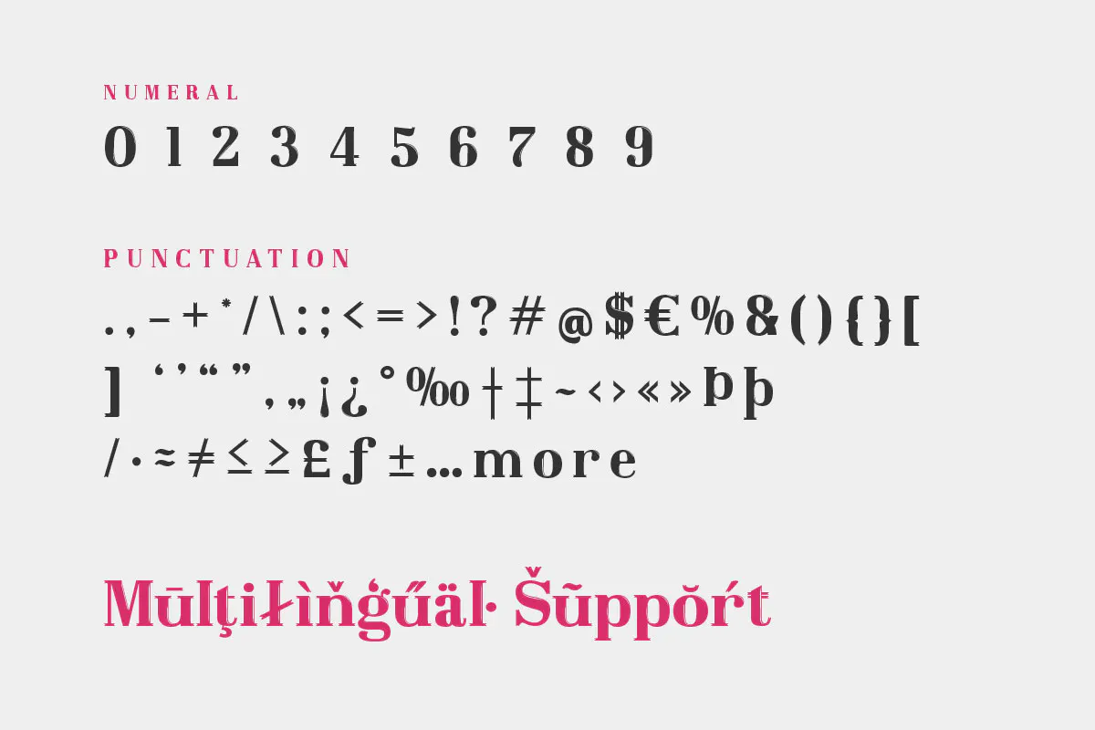 优雅奢华商品海报设计英文衬线字体 - Broseki Serif Display Font第10张