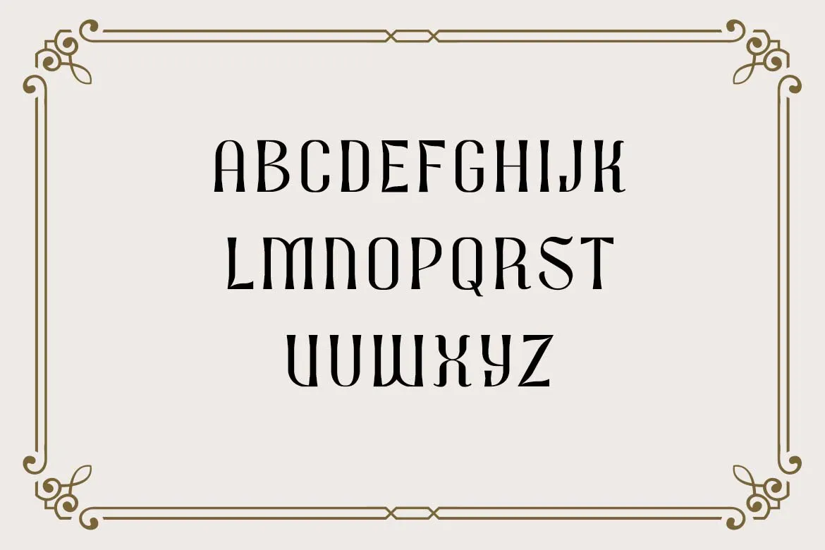 街头艺术与哥特式排版融合的英文字体 - Grumbled Blackletter Font第10张