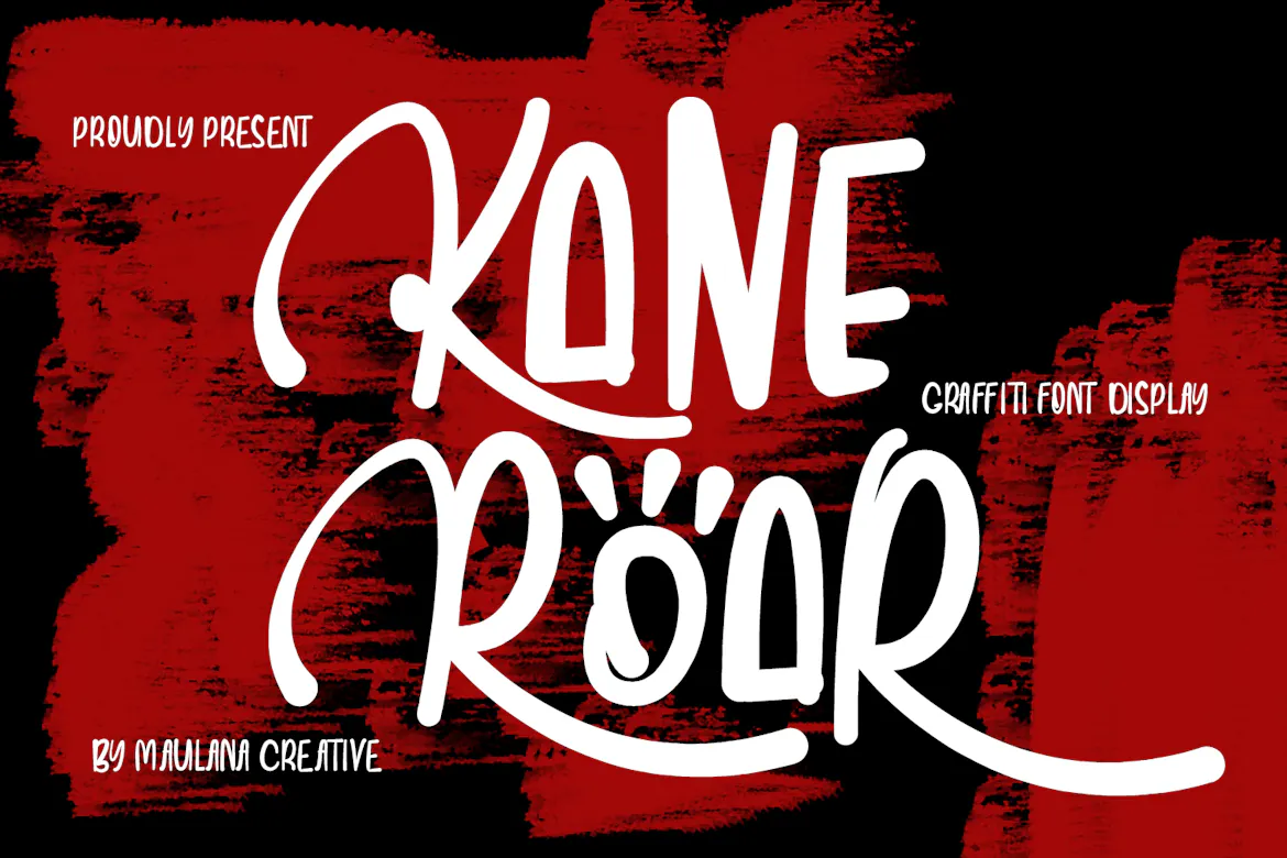 城市涂鸦装饰字体 - Kane Roar Urban Graffiti Display Font第1张