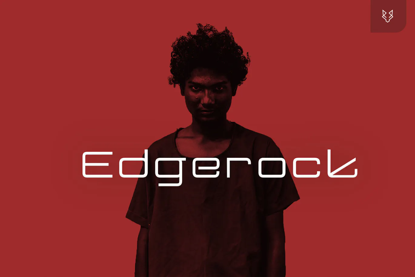 发着优雅和多功能性的字体系列 EdgeRock Display Typeface第1张