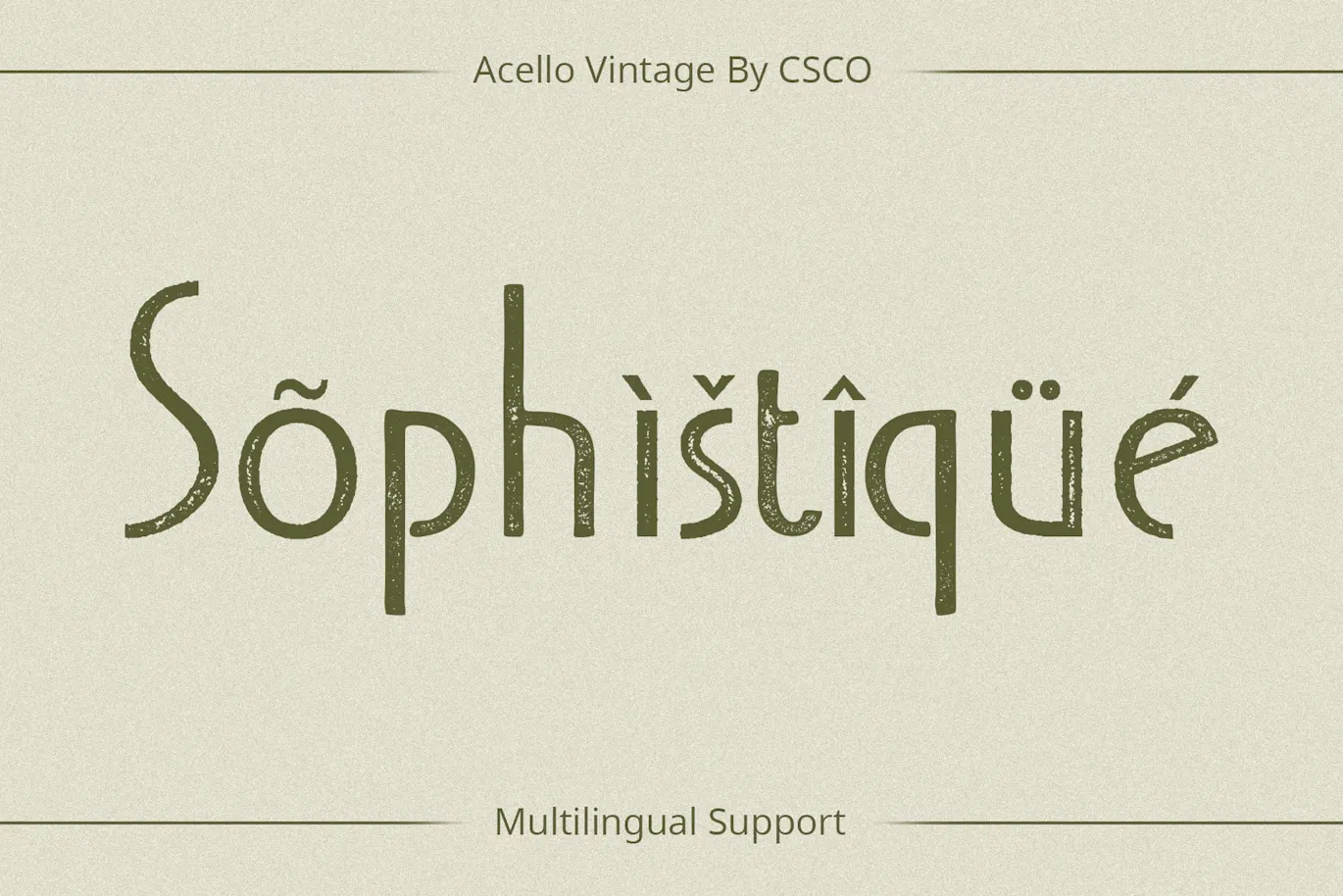 永恒的优雅与装饰艺术字体 - Acello Vintage第3张