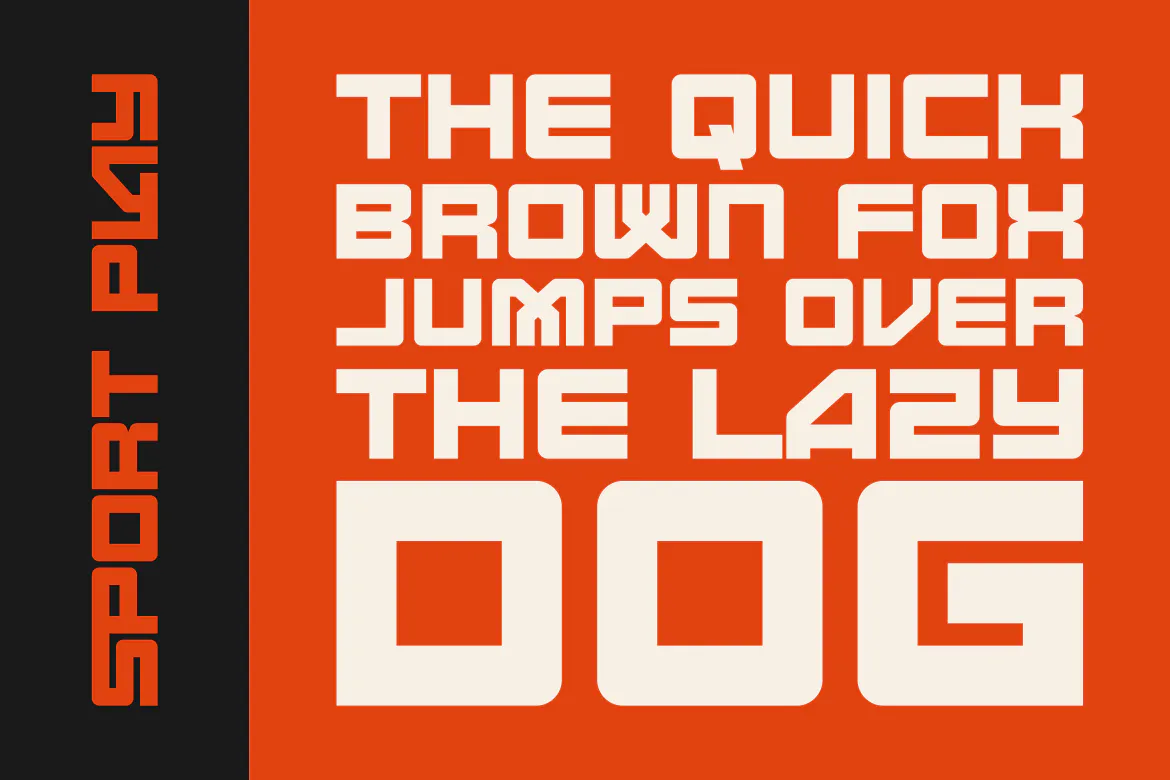 大胆而真实无衬线体运动装饰字体 Sport Play - Sans Serif Sport Display Font第2张