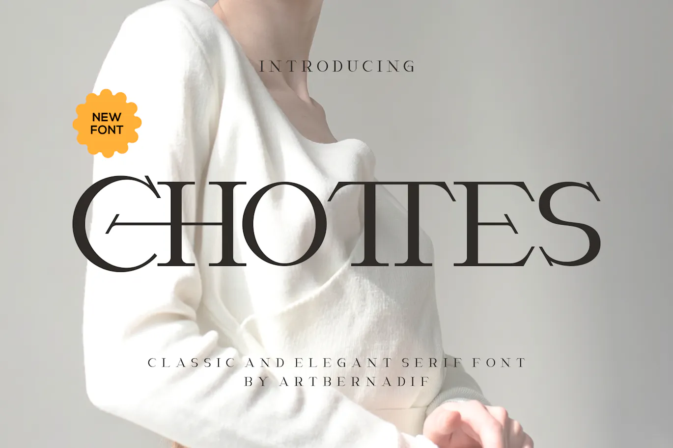 经典而优雅的衬线显示英文字体 Chottes - Classic And Elegant Serif Font第1张