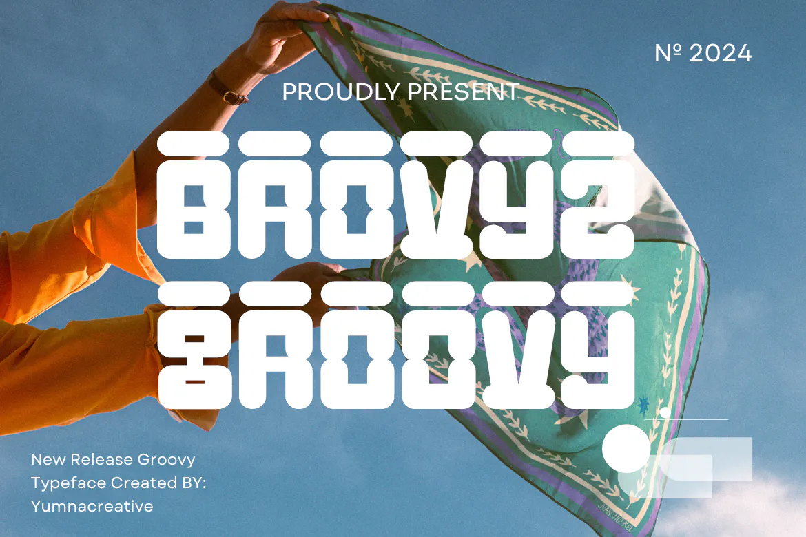 精致优雅流畅的英文装饰字体 - Brovyz Groovy第1张