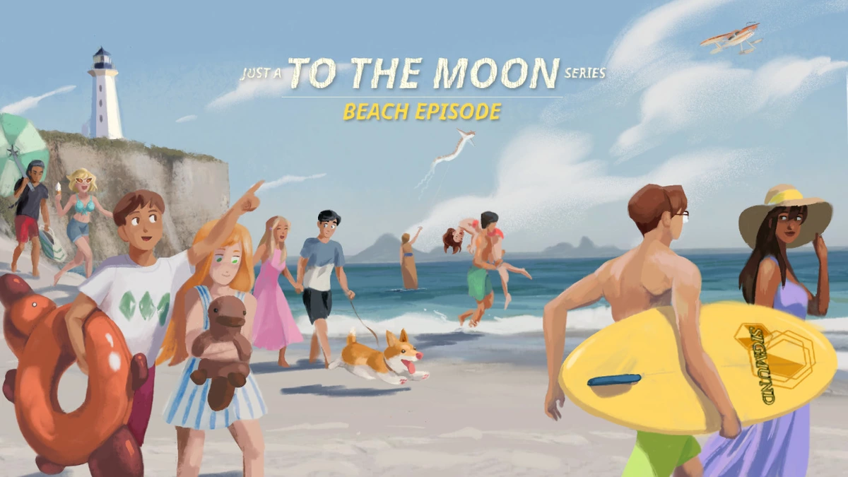 去月球系列海滩特别篇/Just a To the Moon Series Beach Episode