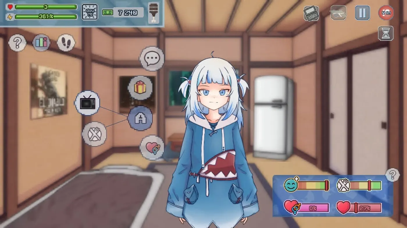鲨影潮生：岛屿秘辛 Shiftide Sharki v0.1 AI汉化版第1张