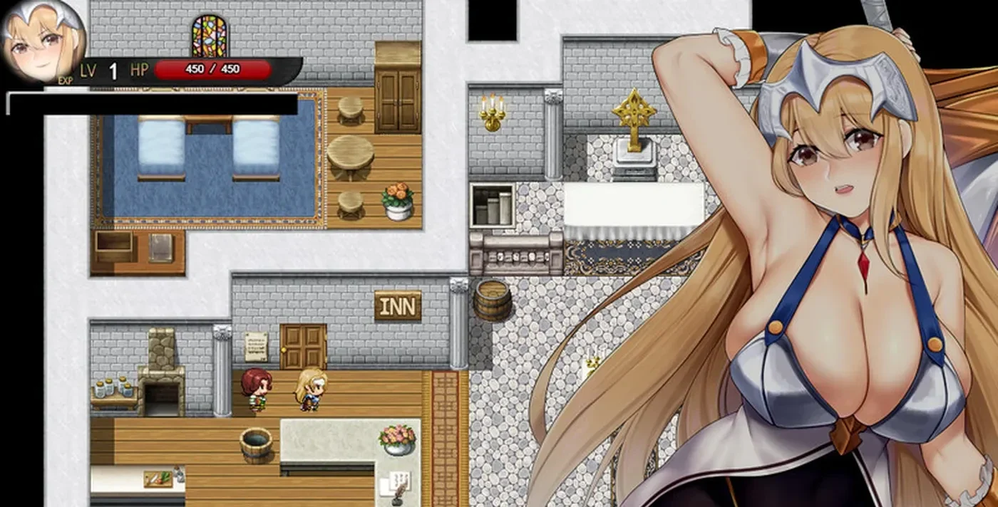 只有进行才能攻略的地下城！诅咒女骑士赫莲娜 AI汉化版