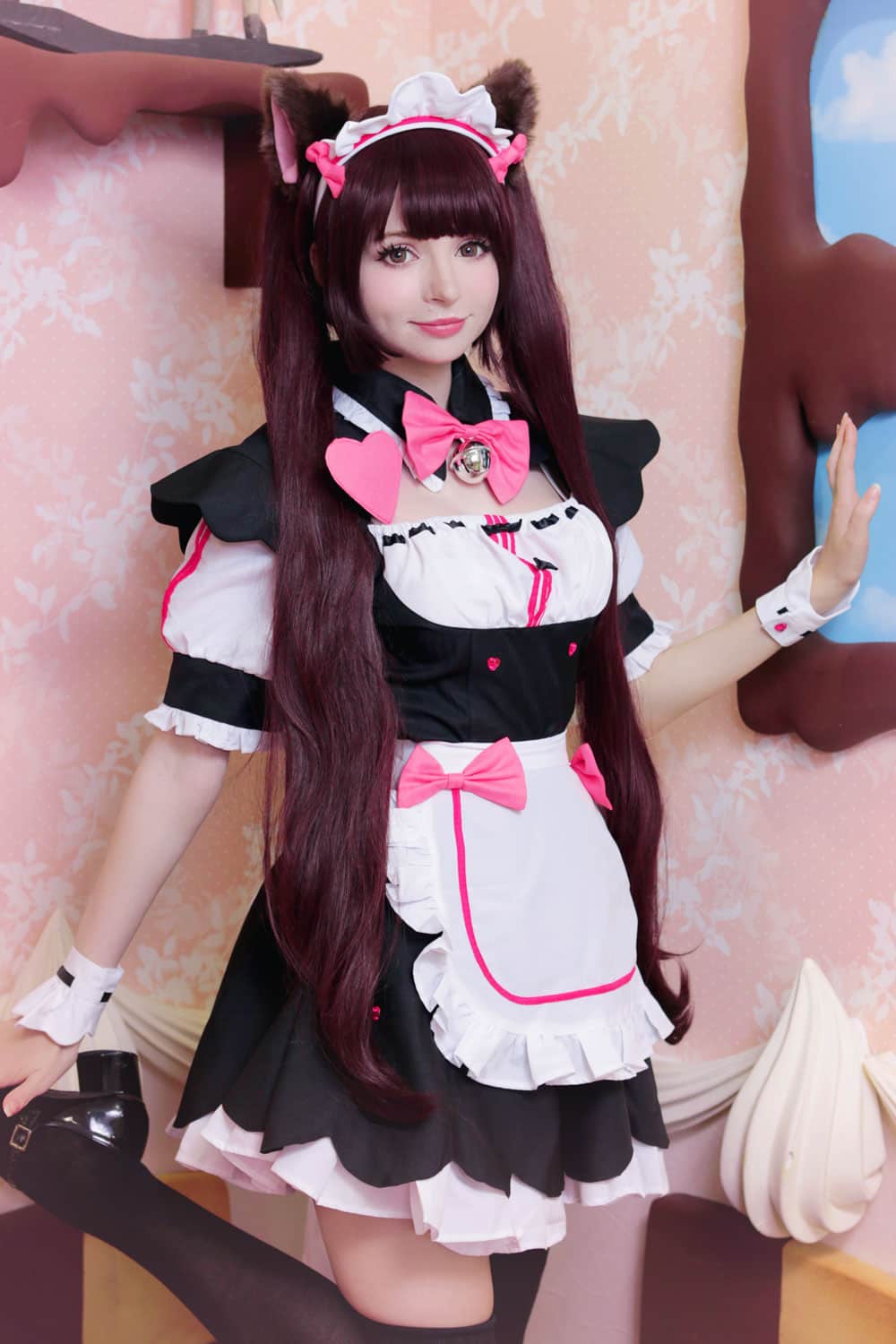 Peach milky Chocola