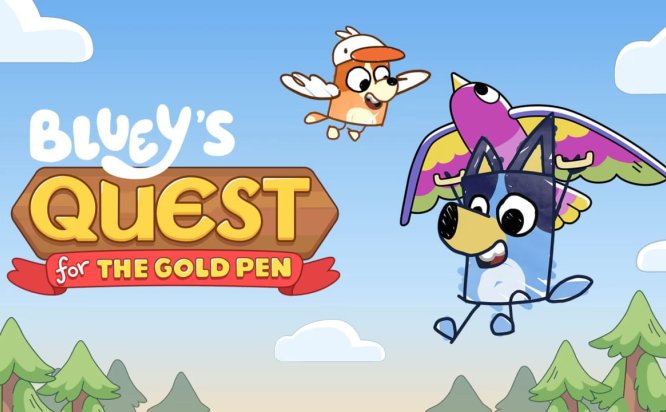 布鲁伊的寻找金色画笔之旅 Bluey’s Quest For The Gold Pen