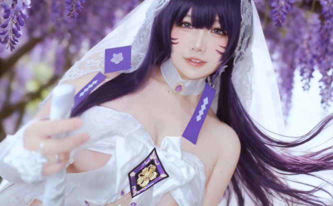阿半今天很开心 碧蓝航线 武藏誓约花嫁